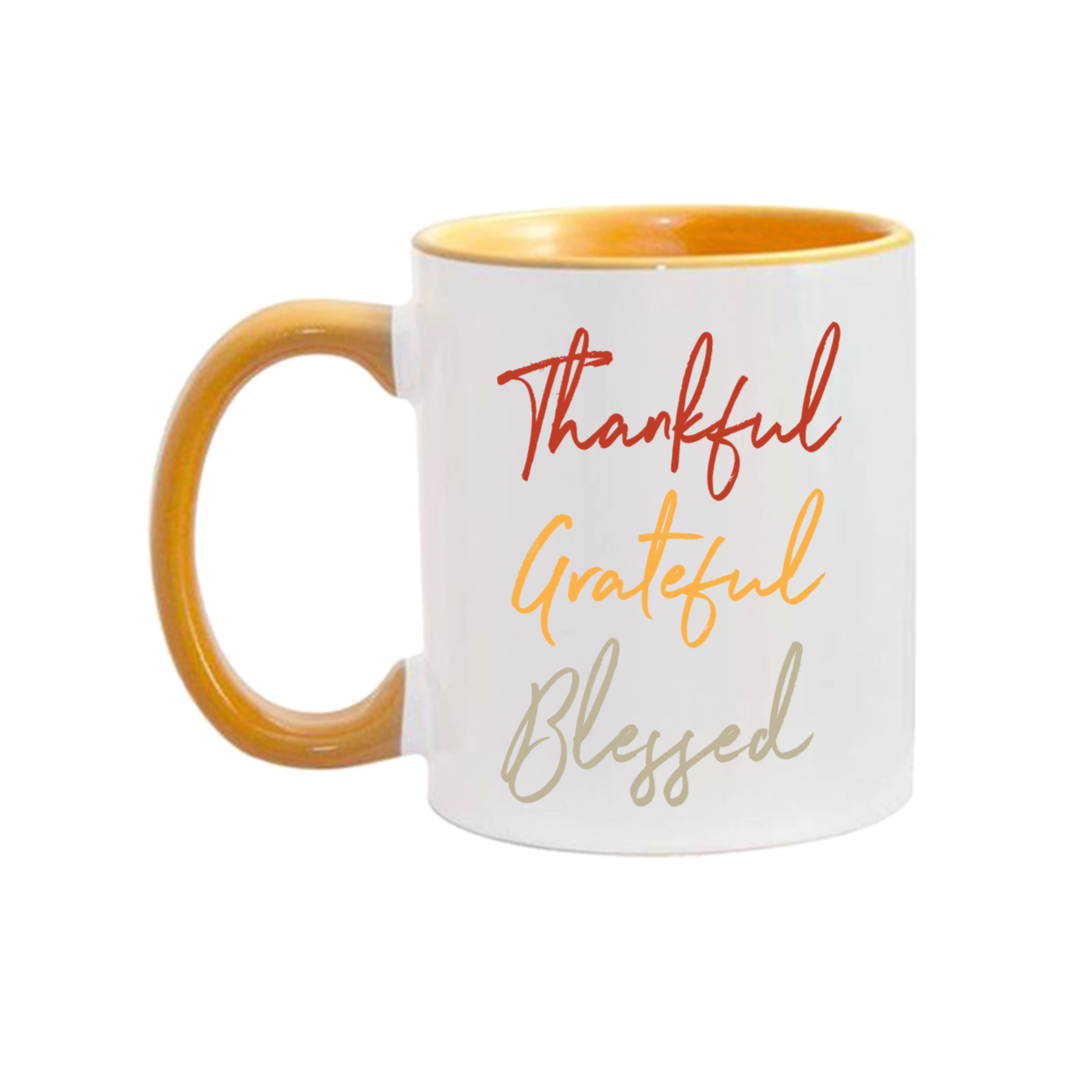 Thankful, Grateful, Blessed Mug