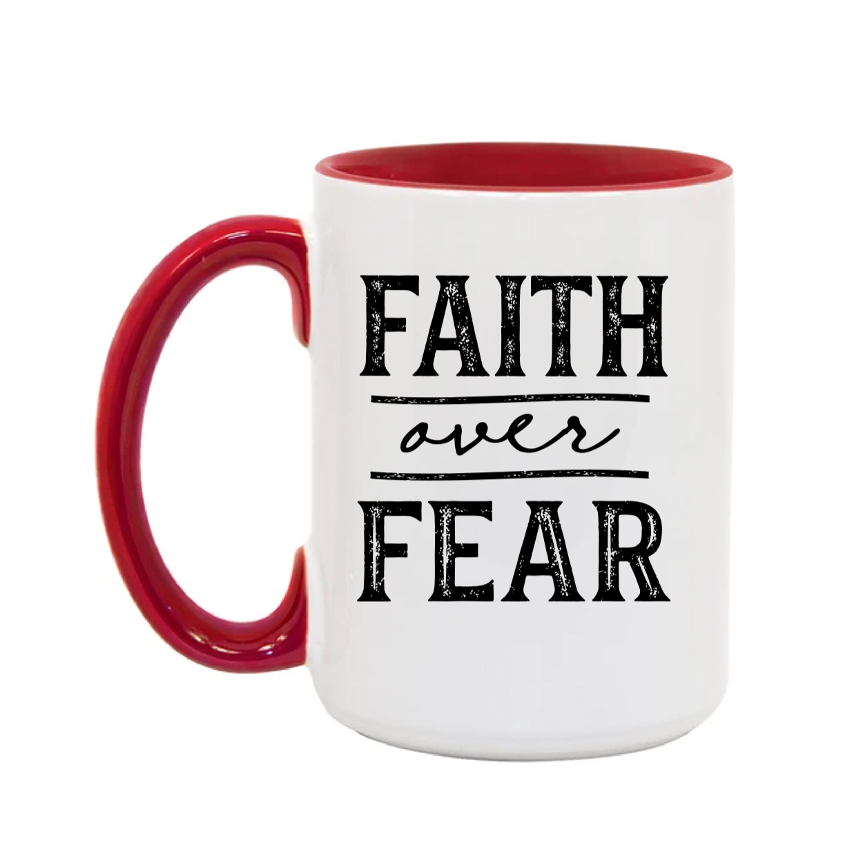 Faith over Fear Coffee Mug