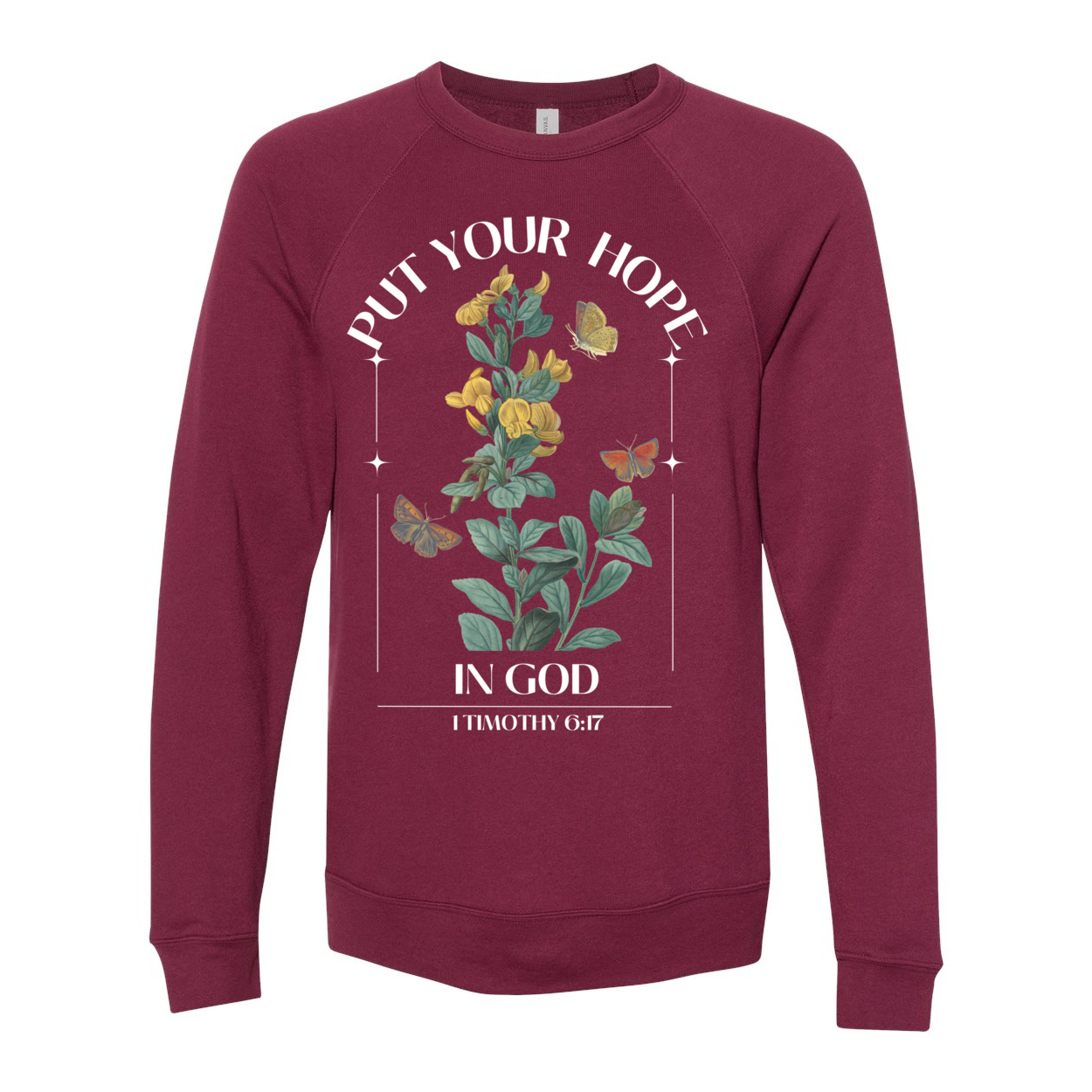 Put Your Hope In God Fleece Sweatshirt