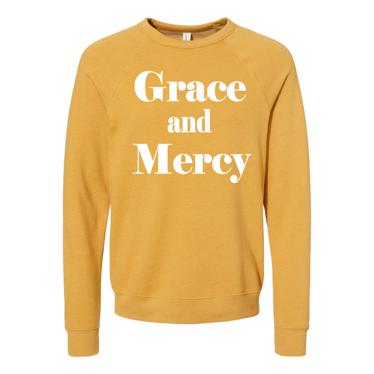 Grace and Mercy Christian Fleece Sweatshirt