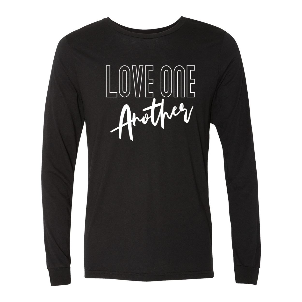 "Love One Another" Long Sleeve Jersey Tee