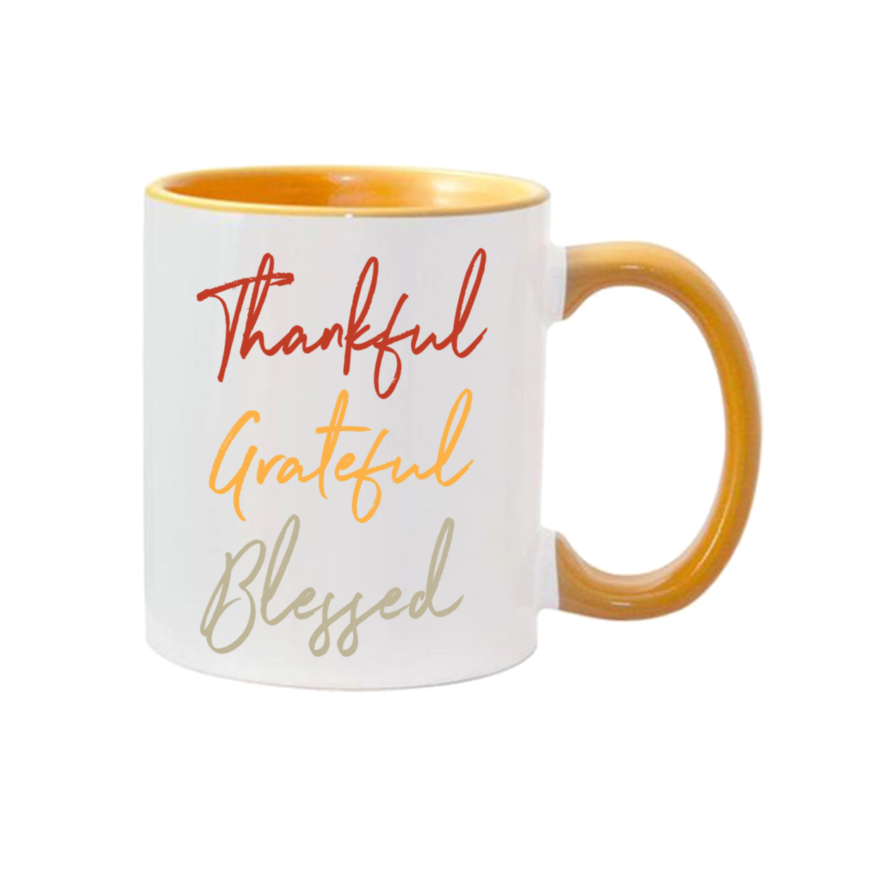 Thankful, Grateful, Blessed Mug