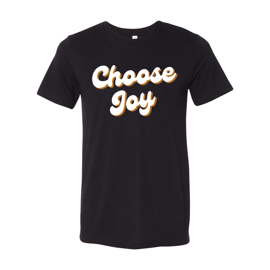 Choose Joy Retro Unisex Triblend Tee