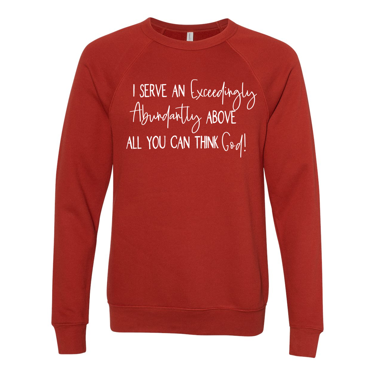 Ephesians 3:20 Fleece Unisex Sweatshirt